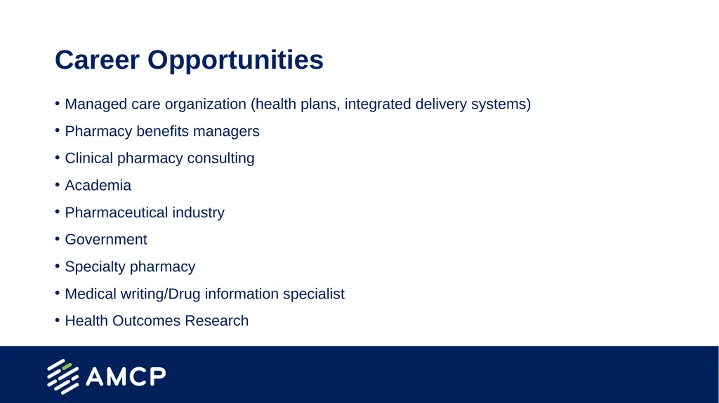 Postgraduate Training Opportunities in Managed - slide 15 of 18