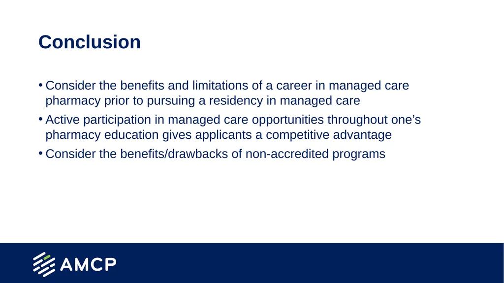 Postgraduate Training Opportunities in Managed - slide 17 of 18