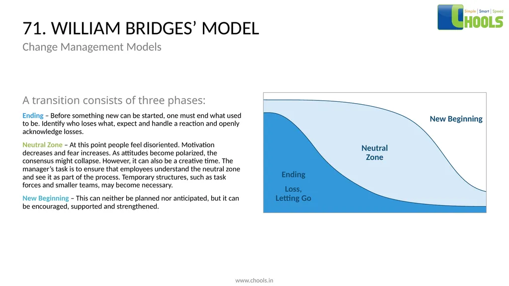CHANGE MANAGEMENT MODELS BY CHOOLS CONSULTING - slide 89 of 104