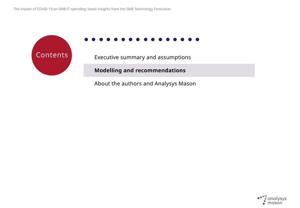 The impact of COVID-19 on SMB IT spending: latest - slide 6 of 15