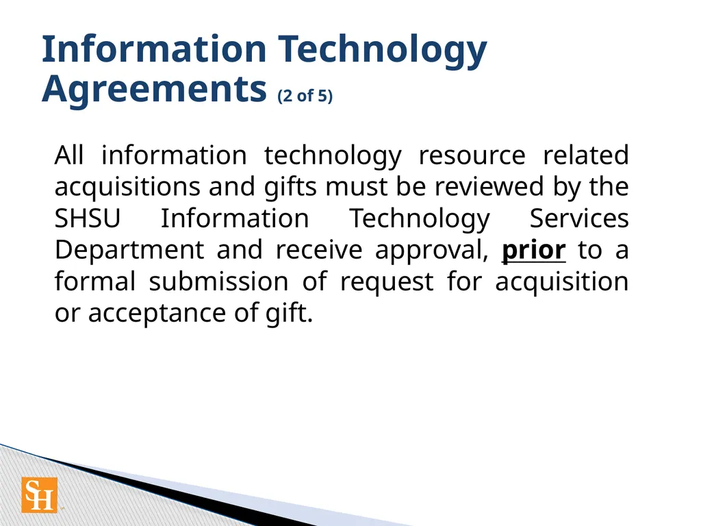 Contract Routing Procedures Overview of contract - slide 22 of 33
