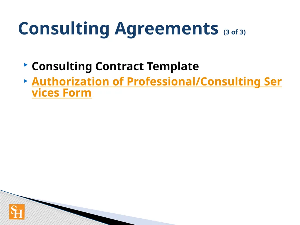 Contract Routing Procedures Overview of contract - slide 28 of 33