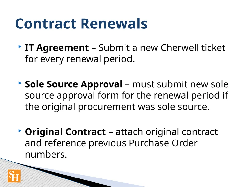 Contract Routing Procedures Overview of contract - slide 29 of 33