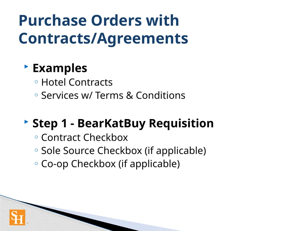 Contract Routing Procedures Overview of contract - slide 15 of 33