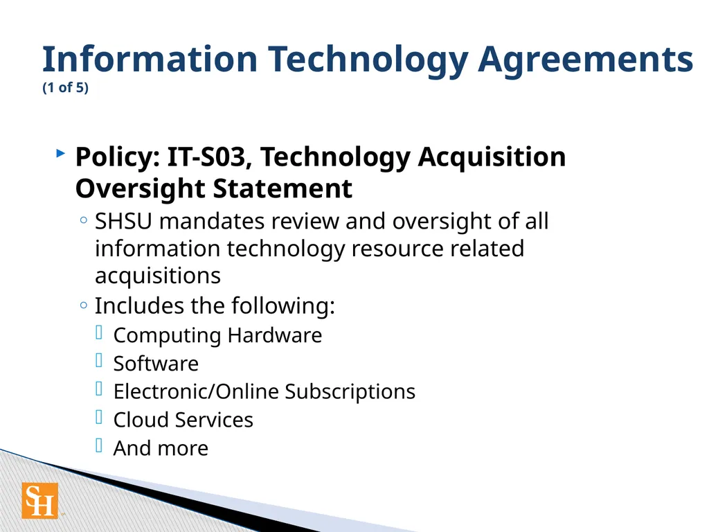 Contract Routing Procedures Overview of contract - slide 21 of 33