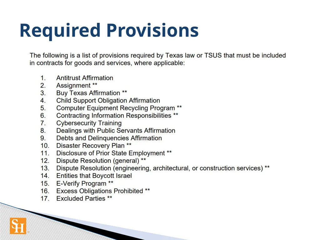 Contract Routing Procedures Overview of contract - slide 17 of 33