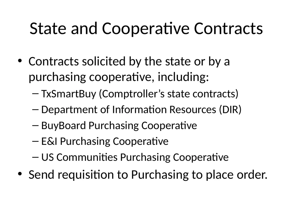 Procurement and Contracting Review September 16, - slide 8 of 12
