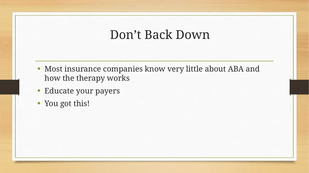 Roundtable Discussion Emily Roche—Director of ABA - slide 28 of 38