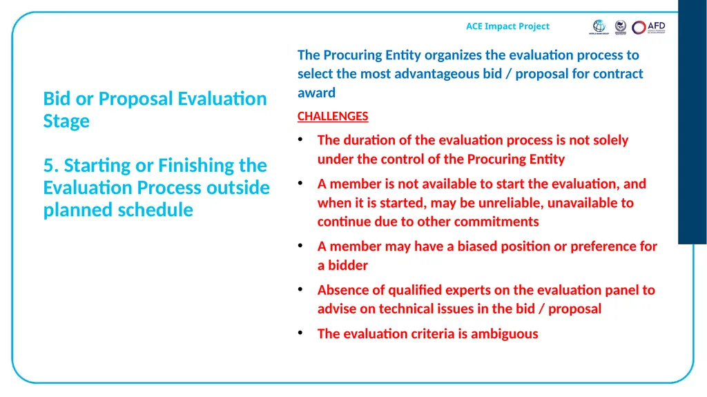Emmanuel Bamfo ANSONG Procurement Specialist AAU - slide 8 of 32
