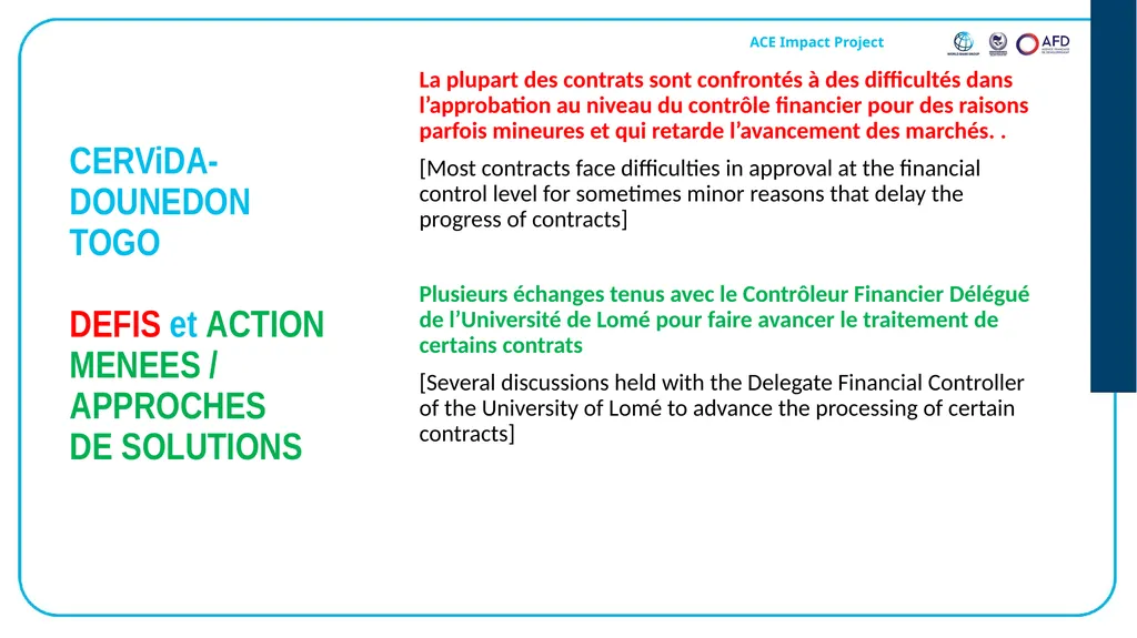 Emmanuel Bamfo ANSONG Procurement Specialist AAU - slide 26 of 32