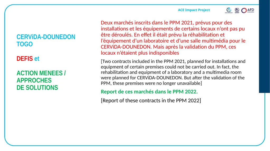 Emmanuel Bamfo ANSONG Procurement Specialist AAU - slide 28 of 32