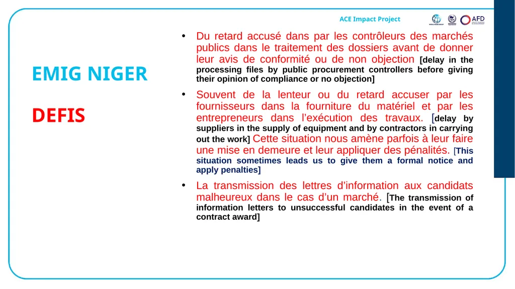 Emmanuel Bamfo ANSONG Procurement Specialist AAU - slide 21 of 32