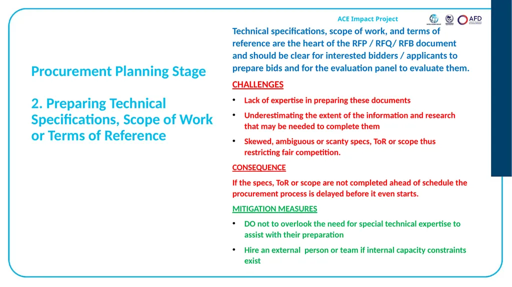 Emmanuel Bamfo ANSONG Procurement Specialist AAU - slide 5 of 32