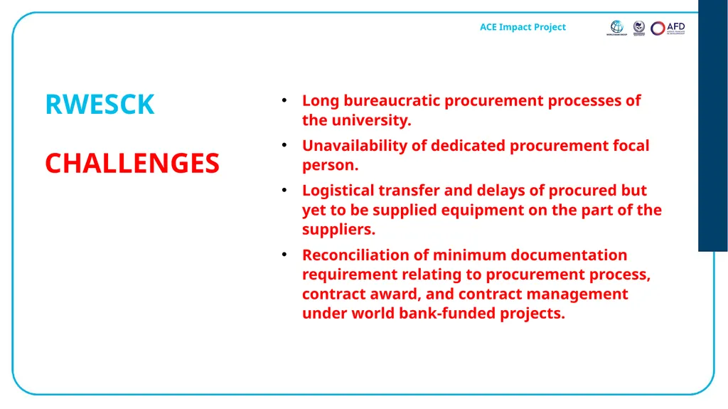 Emmanuel Bamfo ANSONG Procurement Specialist AAU - slide 19 of 32