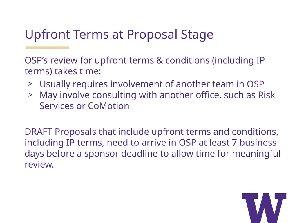 GIM 40: IP Disposition in Sponsored Programs - slide 9 of 11