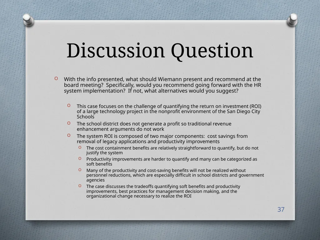 San Diego City Schools Case Study Presented by: - slide 37 of 40