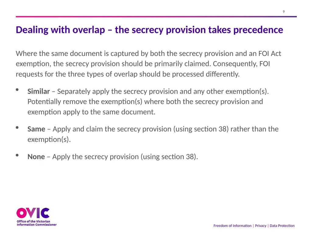 2 September 2021 The Freedom of Information Act - slide 9 of 45