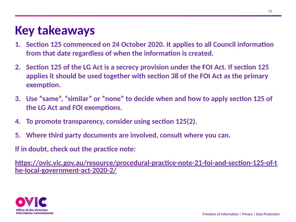 2 September 2021 The Freedom of Information Act - slide 16 of 45