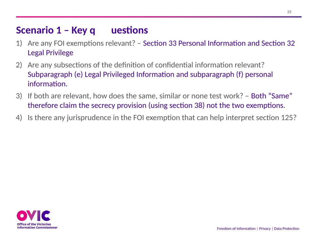 2 September 2021 The Freedom of Information Act - slide 23 of 45