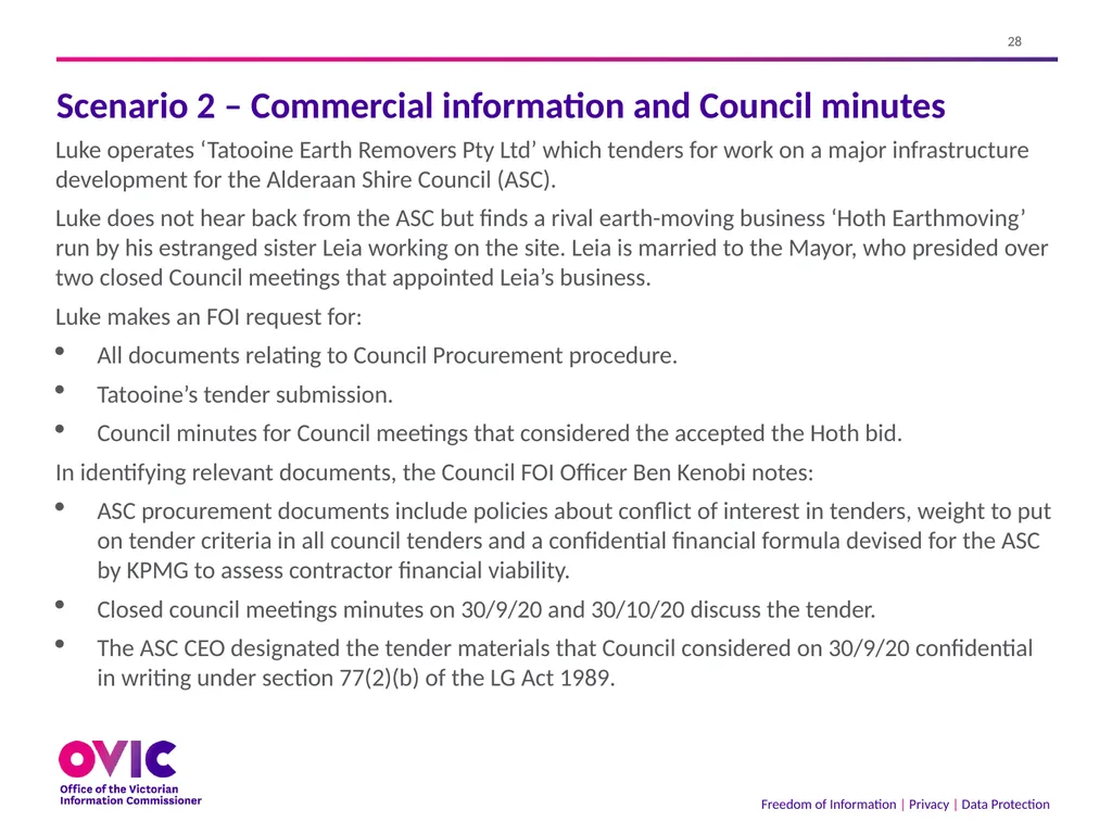 2 September 2021 The Freedom of Information Act - slide 28 of 45