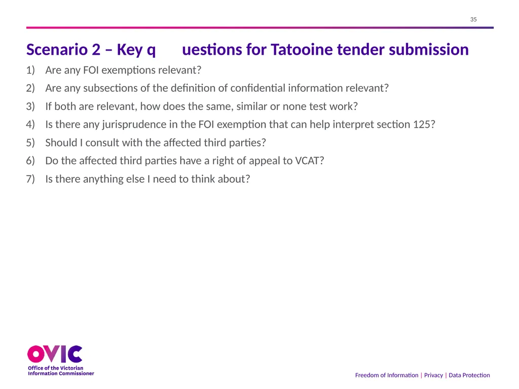 2 September 2021 The Freedom of Information Act - slide 35 of 45