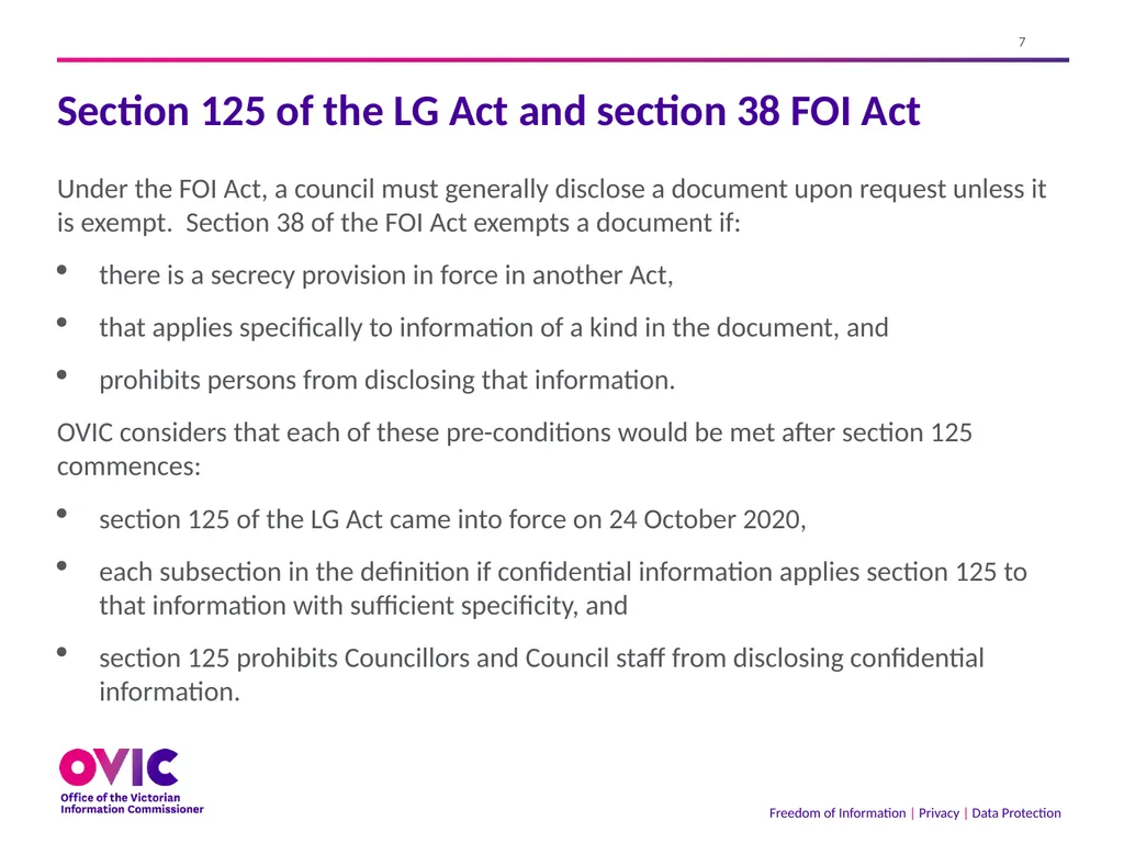2 September 2021 The Freedom of Information Act - slide 7 of 45