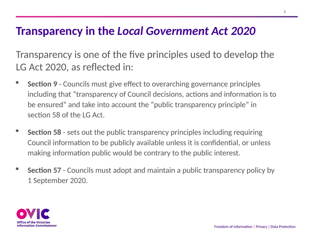 2 September 2021 The Freedom of Information Act - slide 3 of 45