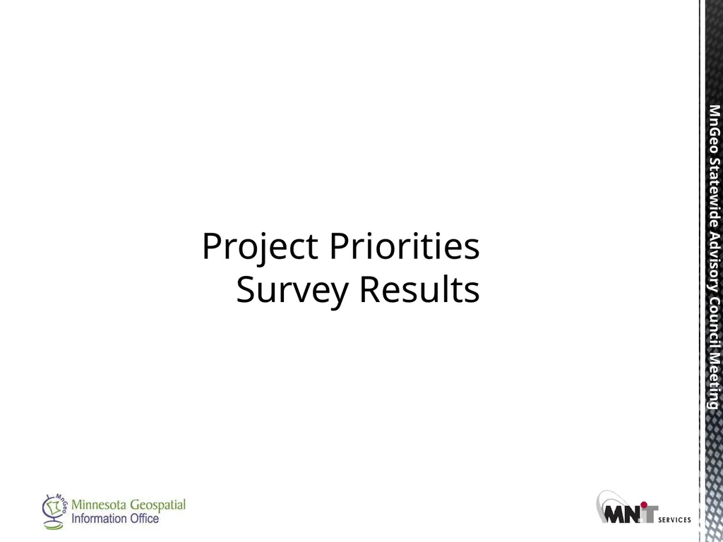 Statewide Geospatial Advisory council November 28, - slide 14 of 30