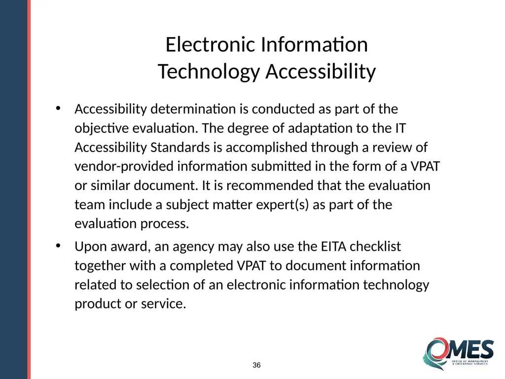 OMES Information Technology Acquisitions Module 13 - slide 36 of 79