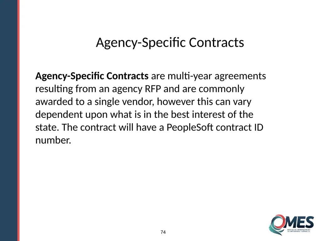 OMES Information Technology Acquisitions Module 13 - slide 74 of 79