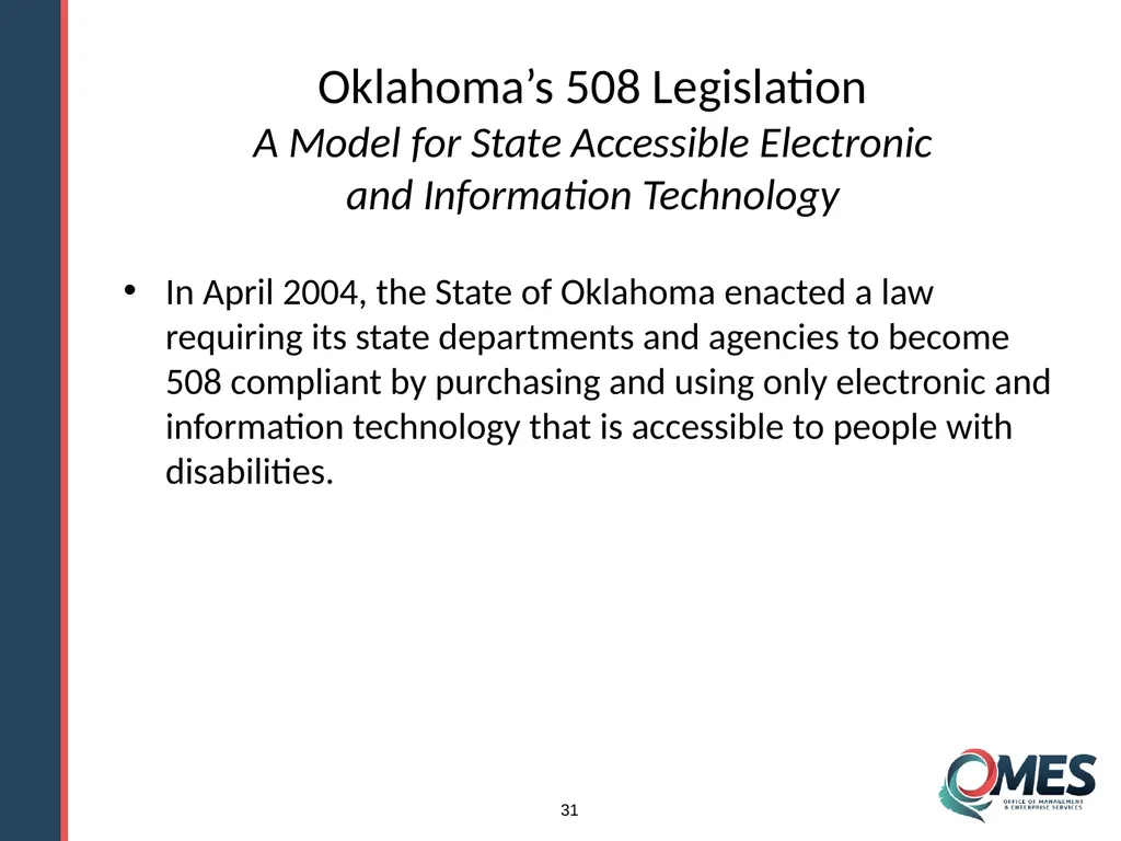 OMES Information Technology Acquisitions Module 13 - slide 31 of 79