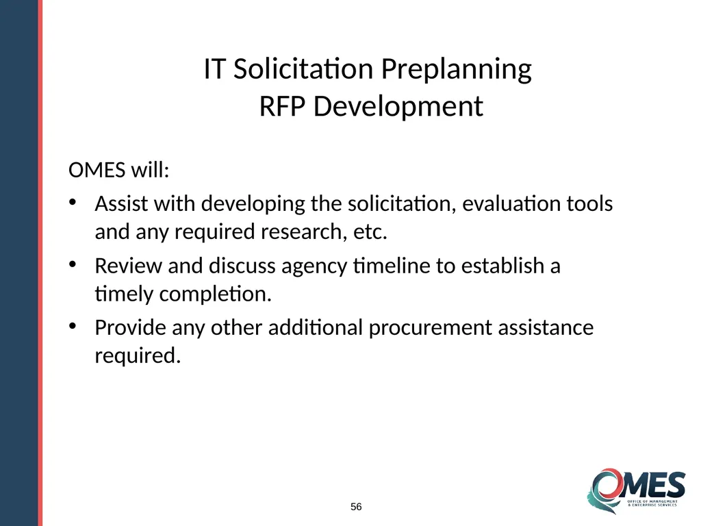 OMES Information Technology Acquisitions Module 13 - slide 56 of 79