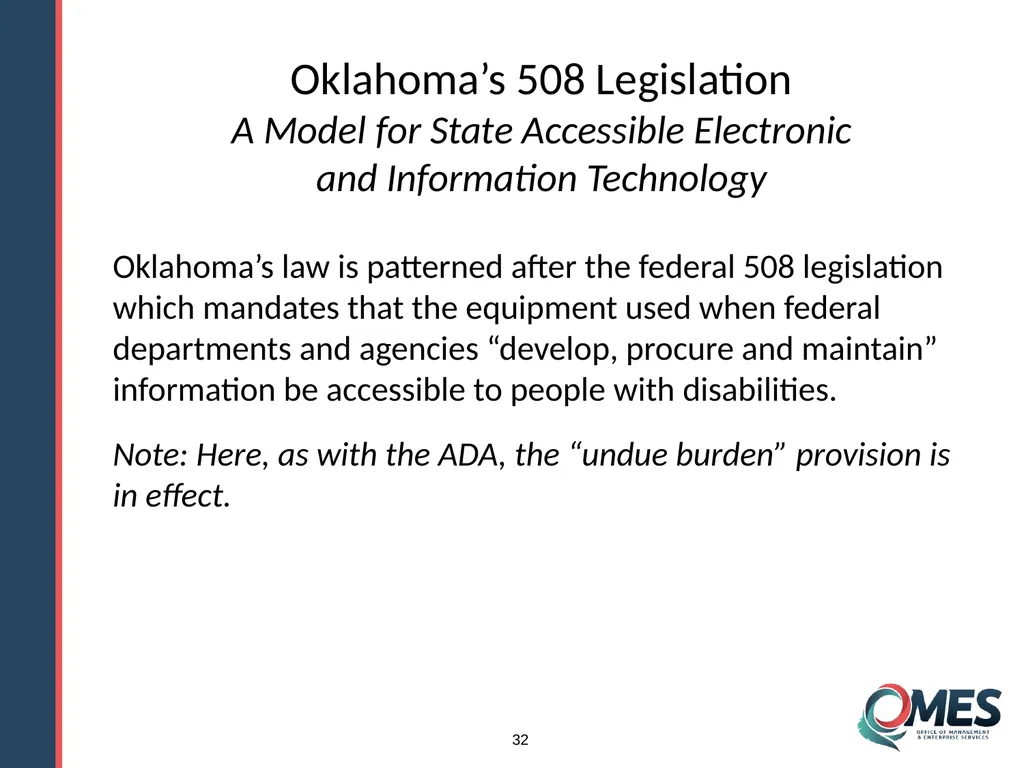 OMES Information Technology Acquisitions Module 13 - slide 32 of 79