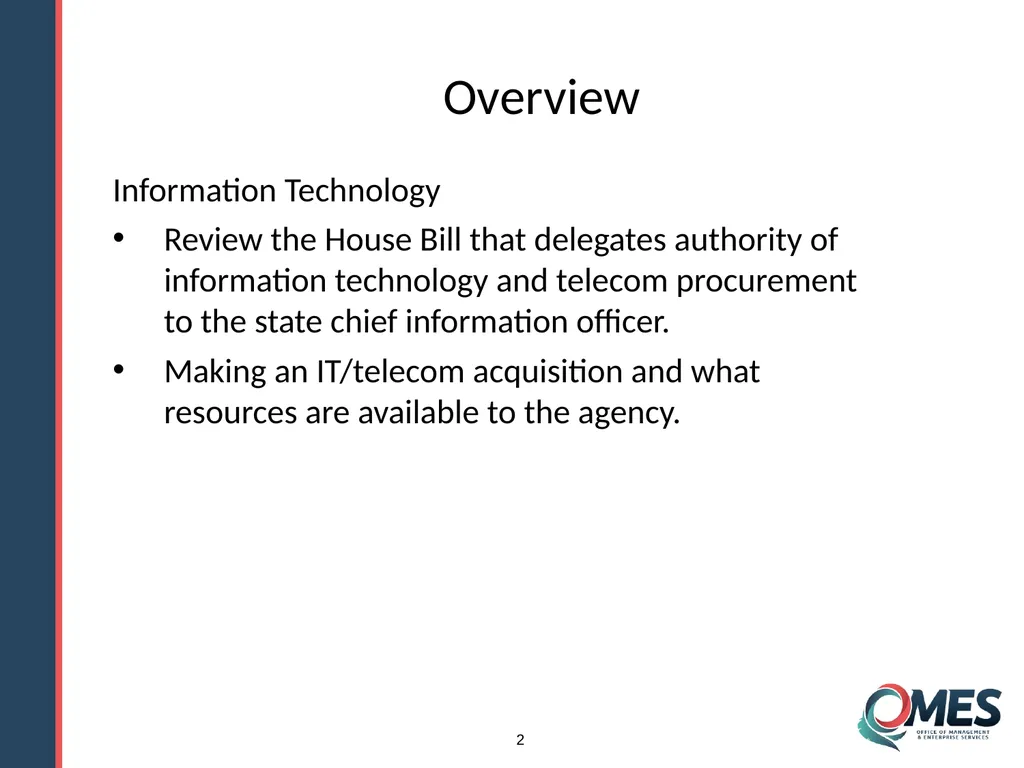 OMES Information Technology Acquisitions Module 13 - slide 2 of 79