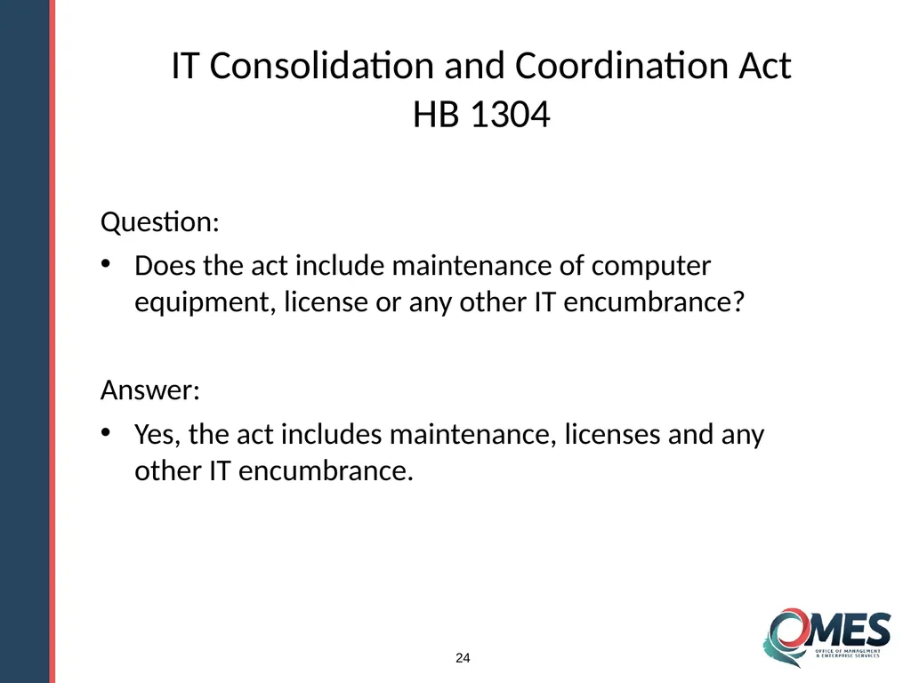 OMES Information Technology Acquisitions Module 13 - slide 24 of 79