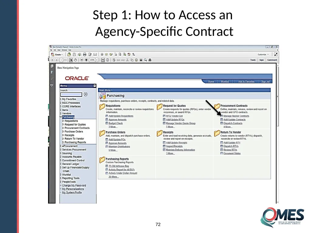 OMES Information Technology Acquisitions Module 13 - slide 72 of 79