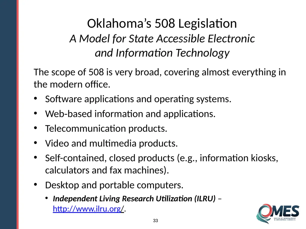 OMES Information Technology Acquisitions Module 13 - slide 33 of 79