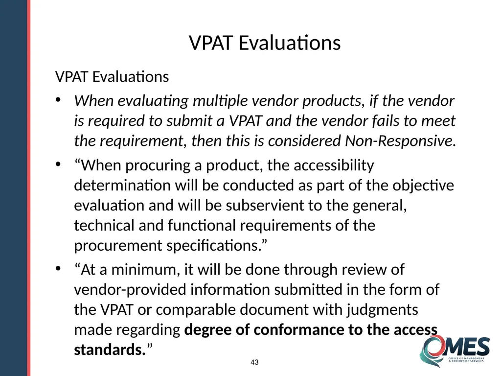 OMES Information Technology Acquisitions Module 13 - slide 43 of 79