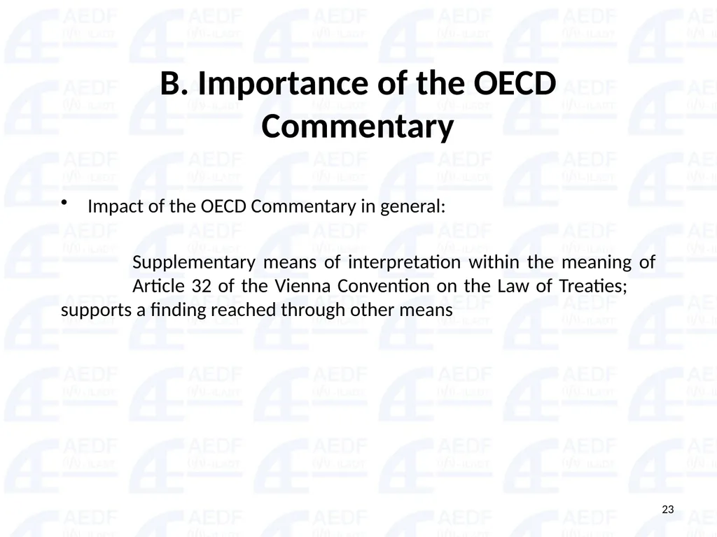 Static vs. Dynamic interpretation PANEL Judge Dr - slide 23 of 77