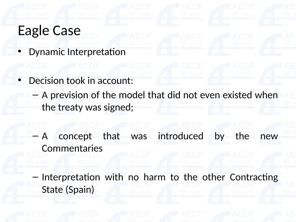Static vs. Dynamic interpretation PANEL Judge Dr - slide 72 of 77