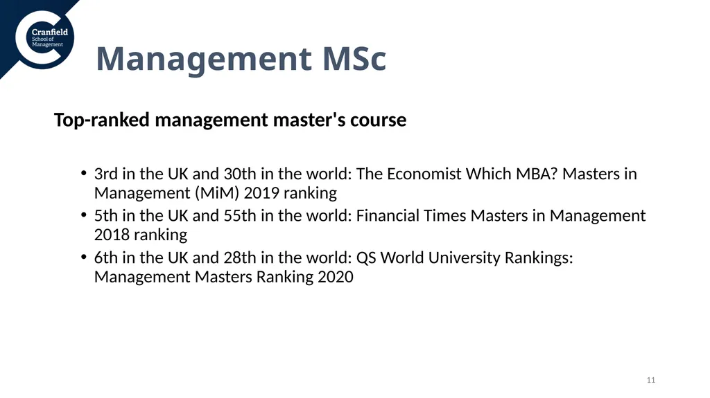 REFERENTE: Prof. Ilaria Giannoccaro Structure - slide 11 of 16