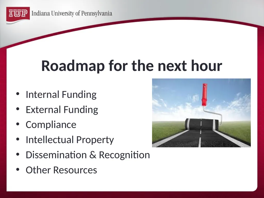 Support for Research & Scholarship at IUP Internal - slide 4 of 33
