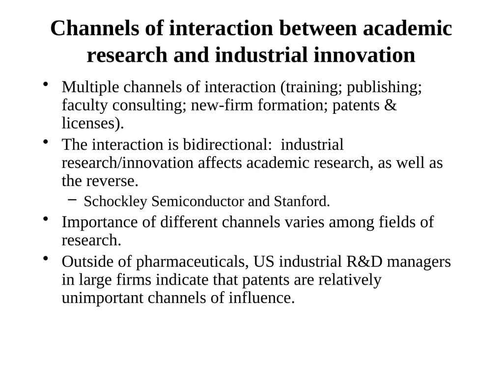 Universities in National Innovation Systems David - slide 15 of 40