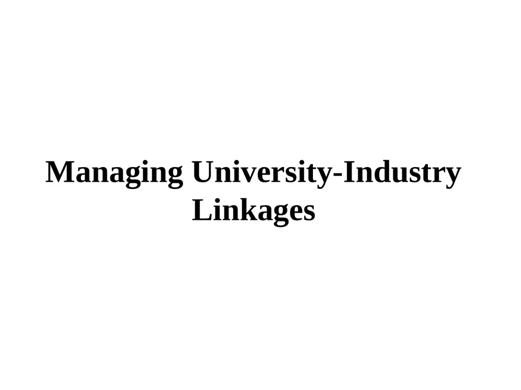 Universities in National Innovation Systems David - slide 31 of 40