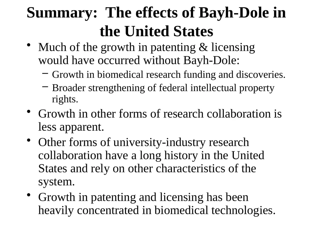 Universities in National Innovation Systems David - slide 30 of 40