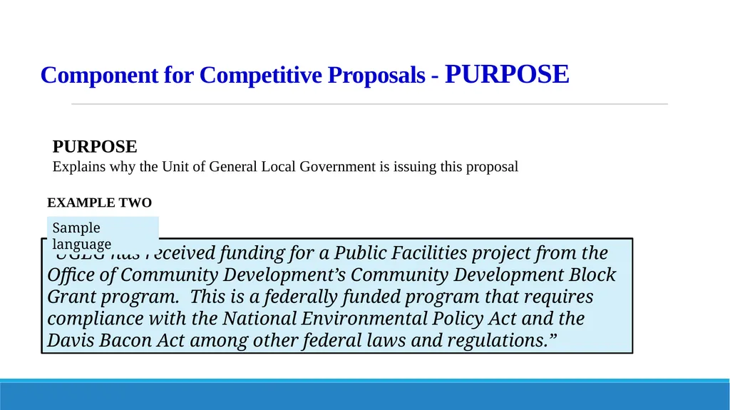 Components of Requests for Proposals (RFP) and - slide 11 of 53