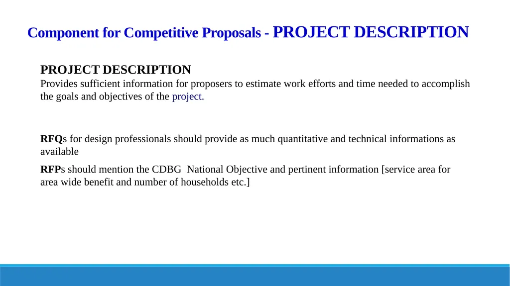Components of Requests for Proposals (RFP) and - slide 19 of 53