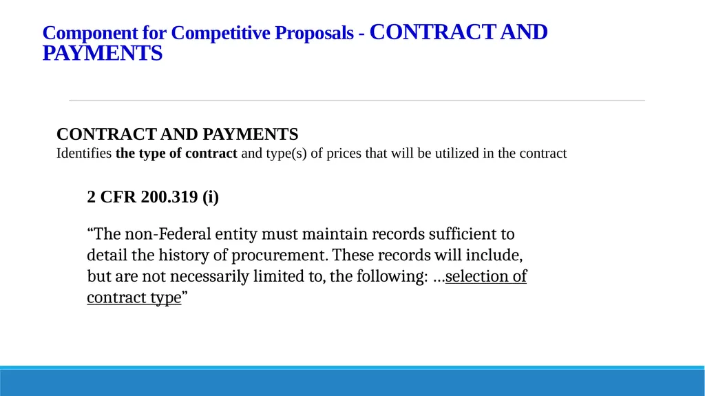 Components of Requests for Proposals (RFP) and - slide 35 of 53