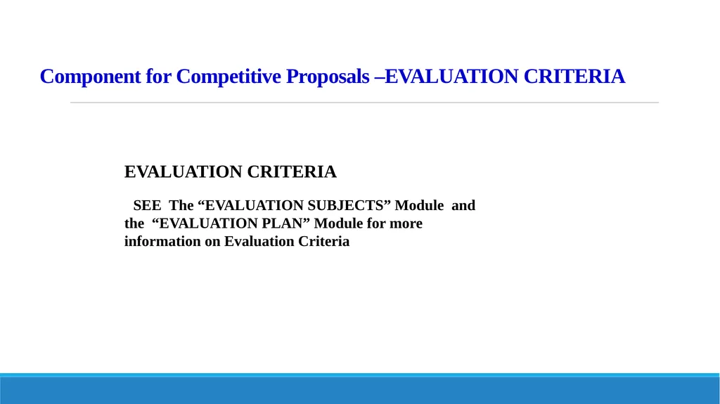 Components of Requests for Proposals (RFP) and - slide 50 of 53