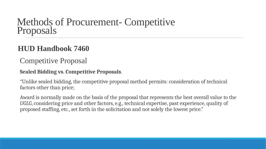 Components of Requests for Proposals (RFP) and - slide 3 of 53
